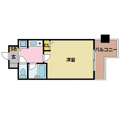 AXIS LIFE UMEDAの間取り