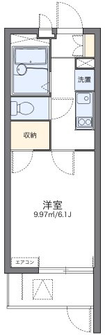 レオパレスノンノ　ミーオの間取り