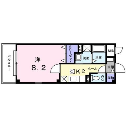 コンフォート大道の間取り