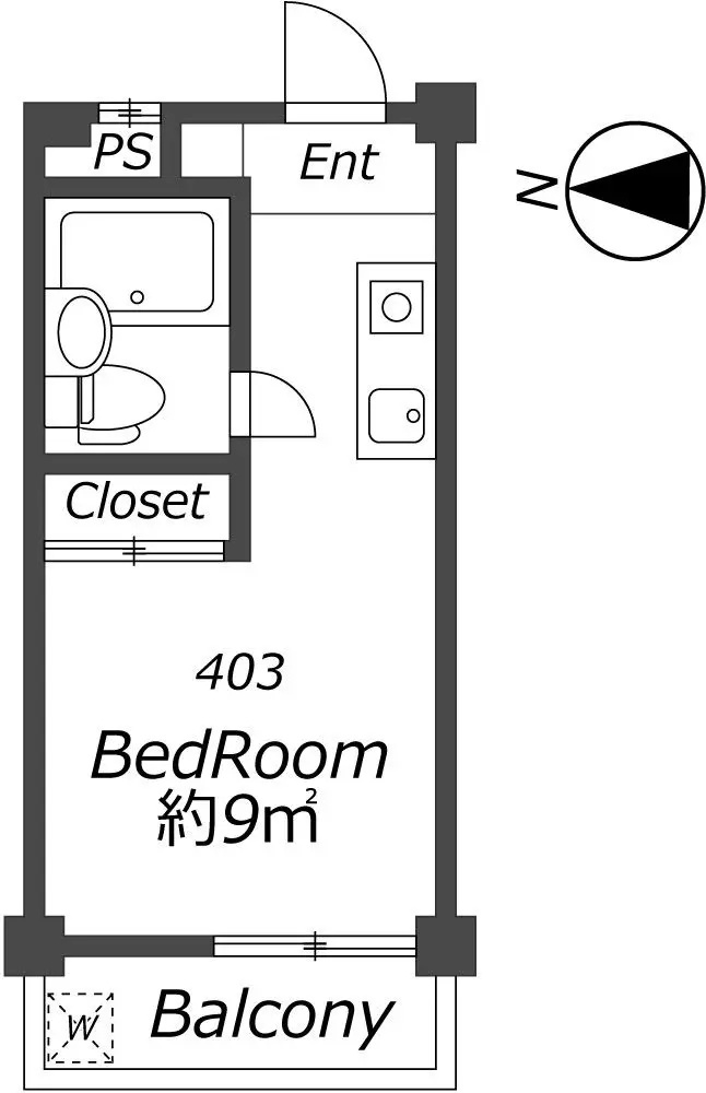 AP963 メゾン・ド・セジュール 403の間取り|




