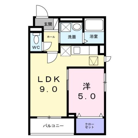 ヒカルサ大阪南恩加島の間取り