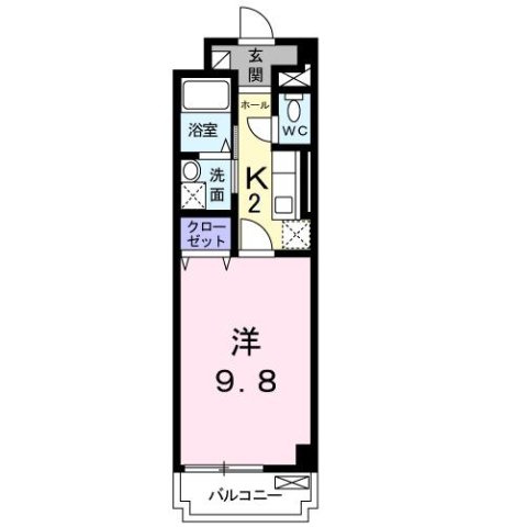 サニーヴィラの間取り