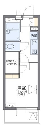 レオパレスコウドの間取り