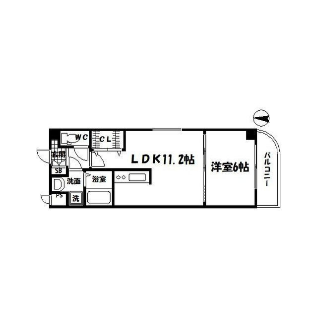 第5アローズ新大阪の間取り