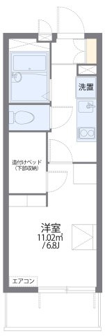 レオパレス東淡路の間取り
