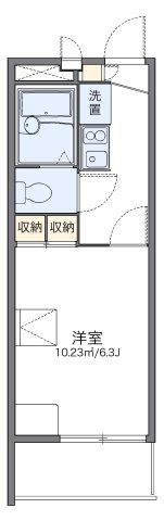 レオパレスドミールの間取り