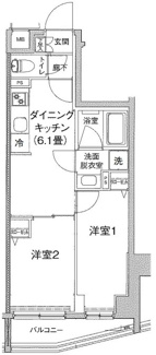 【間取り】 | アイルプレミアム江古田 | 間取りです。