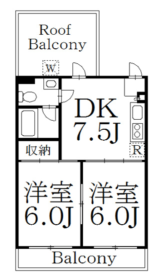 【間取り】 | フォンテーヌ中野