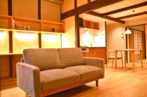 サウナ付き賃貸「サ⺠家」ととのう町家の内装