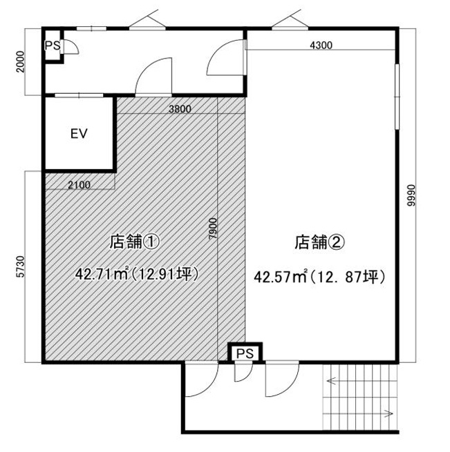 Ｎｏｄｅ京都　店舗②の間取り