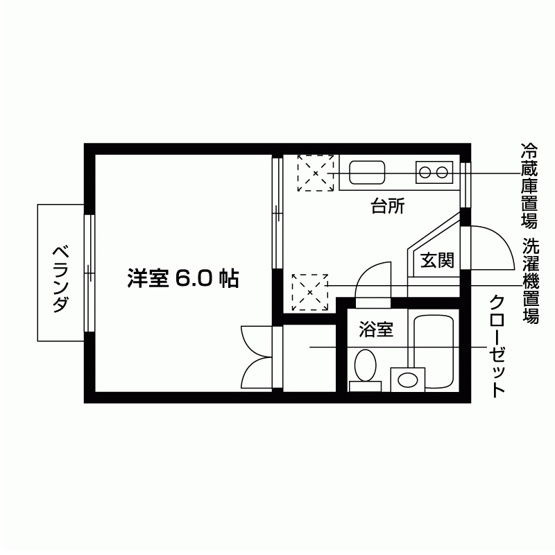 【間取り】 | b’CASA船橋日大前re-born | 「b’CASA船橋日大前」
