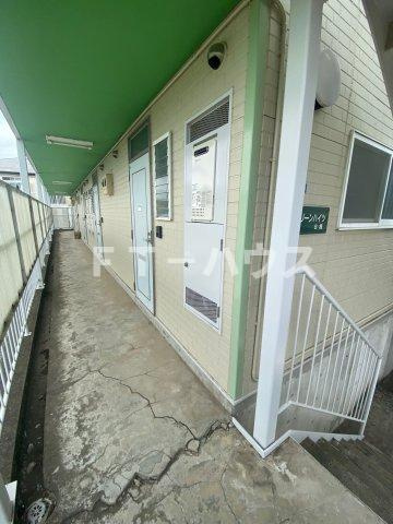 屋敷グリーンハイツBのバルコニー