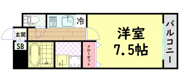 【間取り】 | ナンバプレミアムグレース