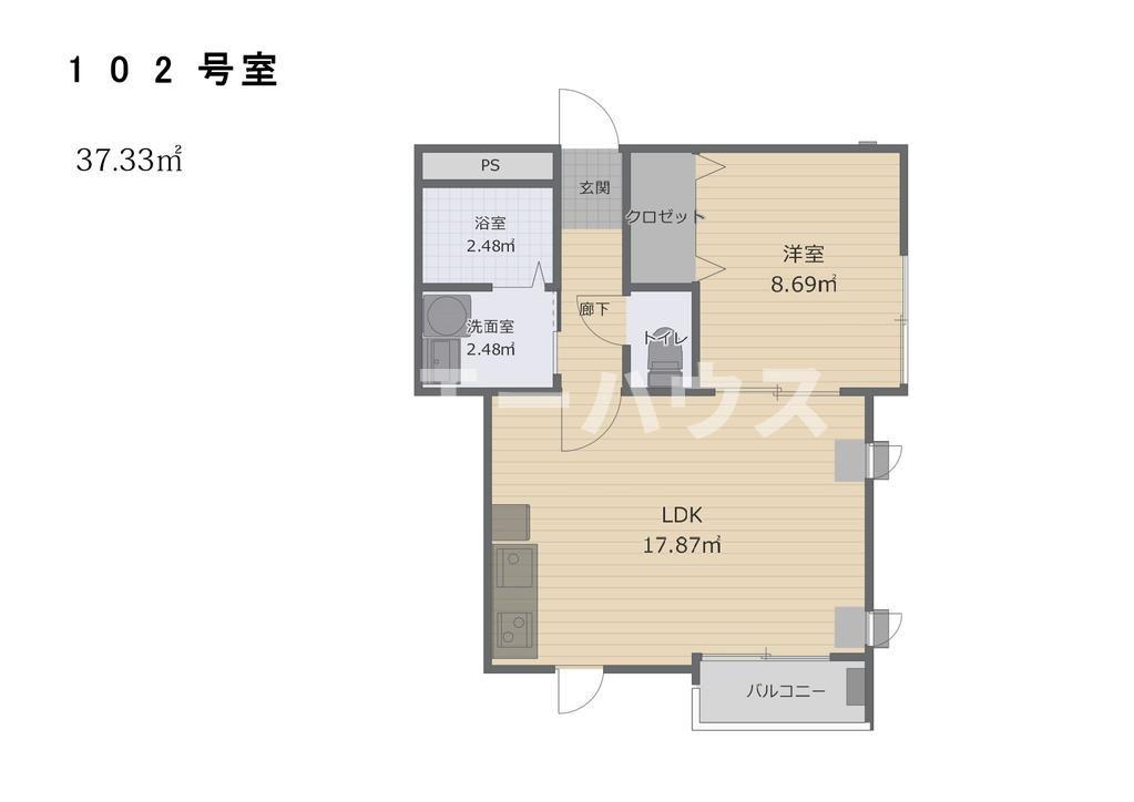 ラウレア本中山の間取り