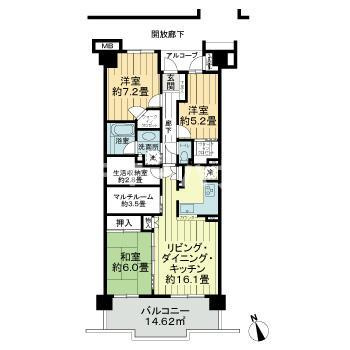 東京ベイスクエア・ミッテの間取り