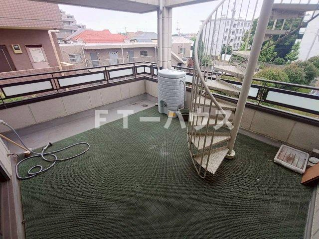 夏見台戸建のバルコニー