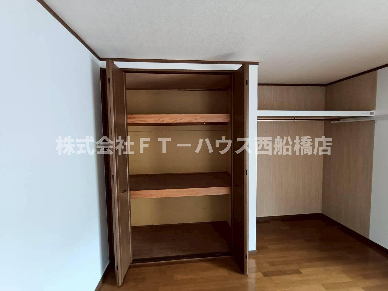 船橋市東中山２丁目のアパートの収納