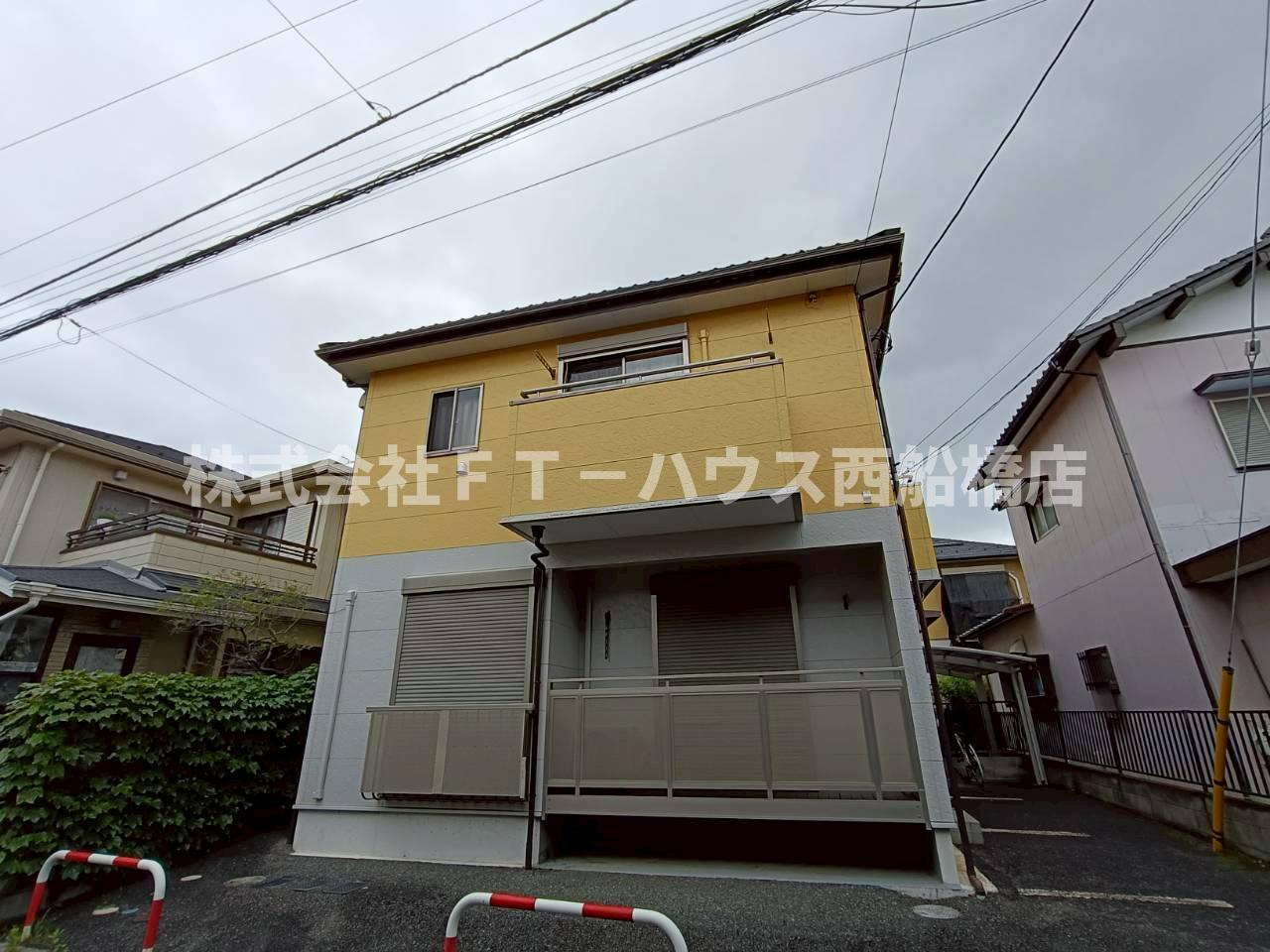船橋市東中山１丁目のアパートの外観