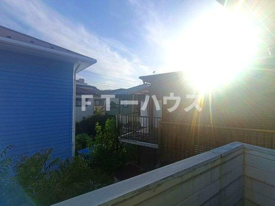 美工中山ハイツのバルコニー
