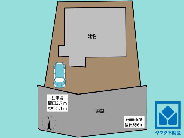 西宮市名塩南台２丁目の区画図
