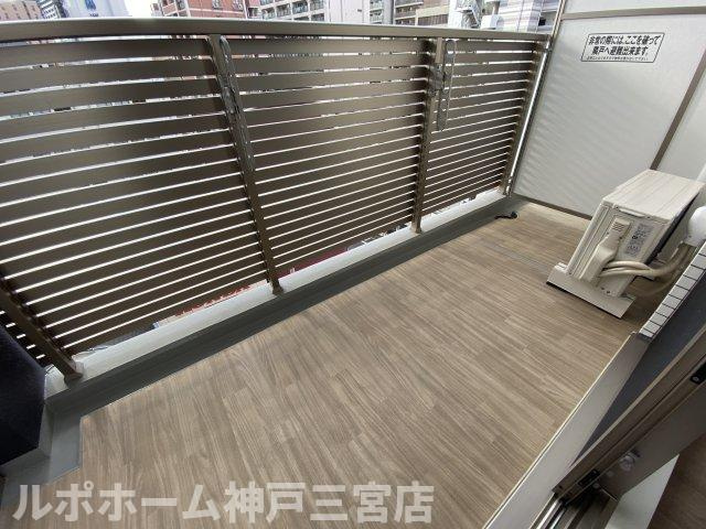 プレサンス神戸元町ミューズのバルコニー
