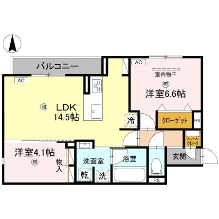Clashist加美東の間取り
