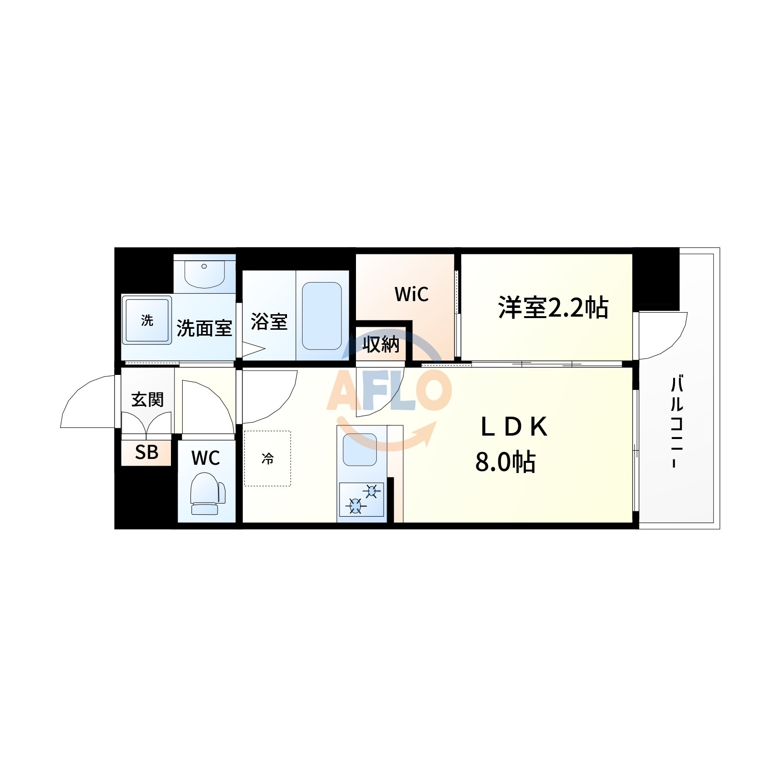 ソルテラスOSAKAGATEの間取り|間取り