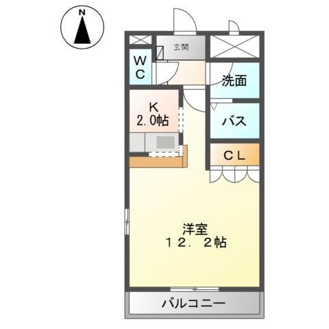 【間取り】 | クレア　フィオーレ