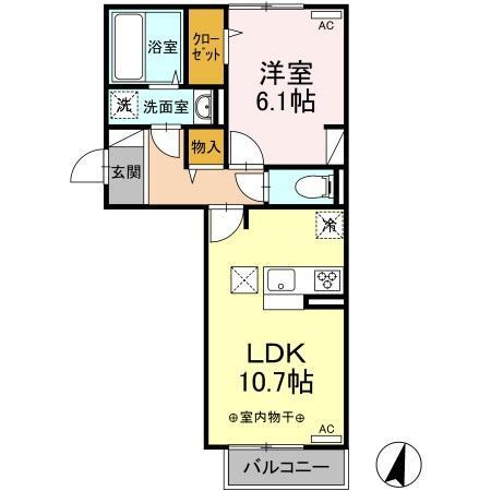 エスポワール　Ａの間取り