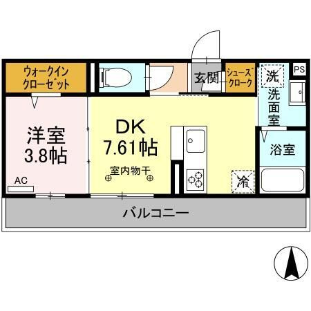 カサソレイユの間取り