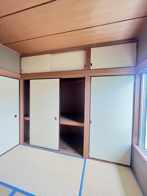 収納豊富な押し入れ