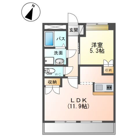 グランディール　コアの間取り