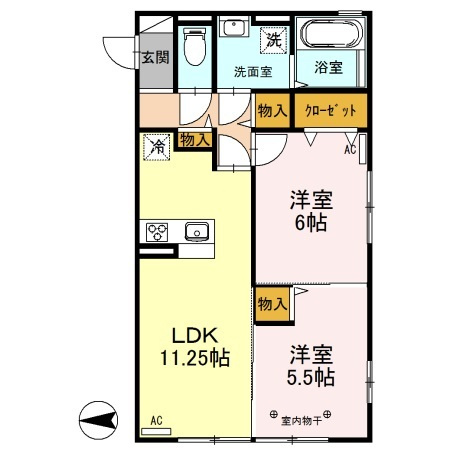グランメゾン朝倉の間取り