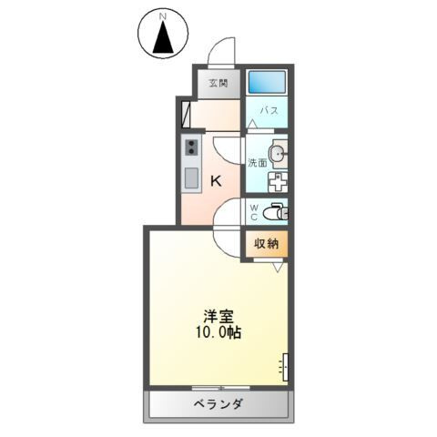 エンタープライズ　ガーデンの間取り