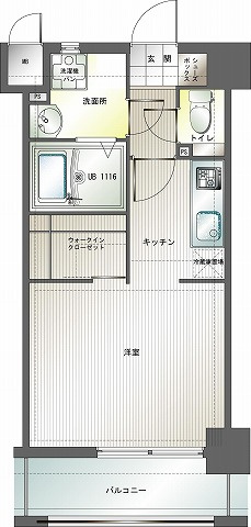 【間取り】 | エンクレスト博多Ⅲ