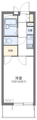 レオパレスＭａｋｅａｒｒｏｗⅢの間取り|代表的な間取のため実際の間取とは異なる場合があります