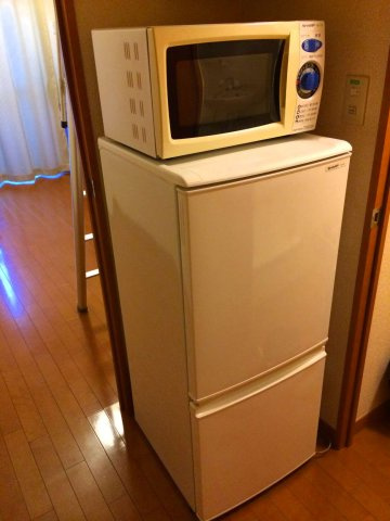 レオパレストーレイのその他|電子レンジと冷蔵庫です。