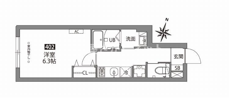 FABRIC中井【おとり物件なし】#学生・社会人にオススメ！初期費用分割払いOK！の間取り