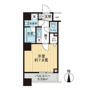 ブライズ神楽坂の間取り