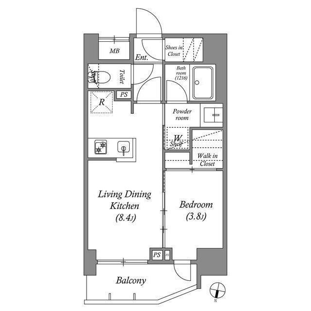 ACP Residence三ノ輪テラスの間取り