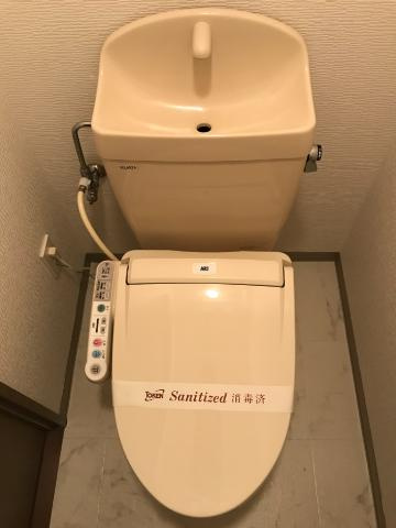 サンライズ山木のトイレ|シャワー付トイレ