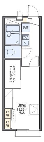 レオパレスさんがの間取り