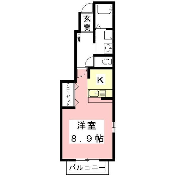 グロース　フィールドⅡの間取り