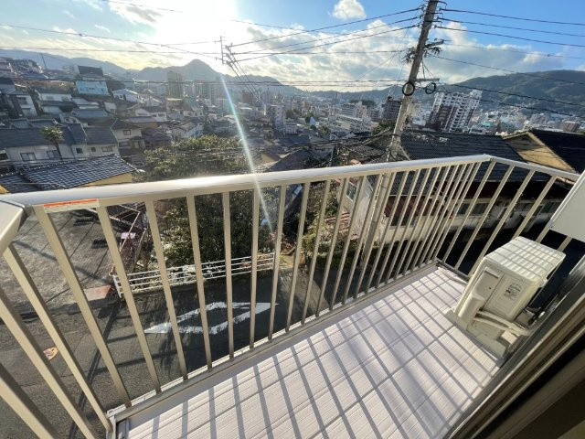 Vistafive峰坂のバルコニー