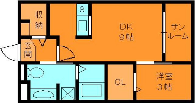 サウスボニート2の間取り