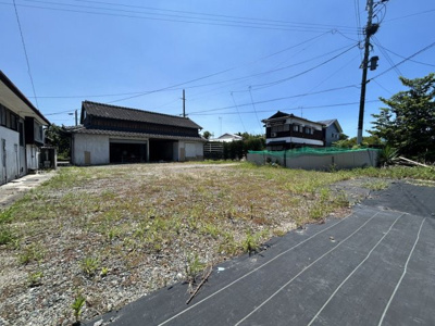 【外観】 | 荒尾市宮内出目売地 | 敷地が広く複数台の駐車スペースや庭の確保も楽々