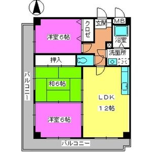 【間取り】 | メルローズ30