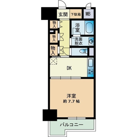 【間取り】 | グランディール大濠