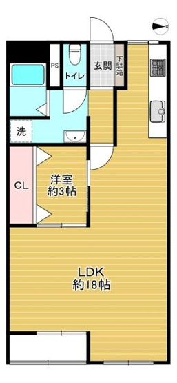 【間取り】 | 高倉第一コーポA棟