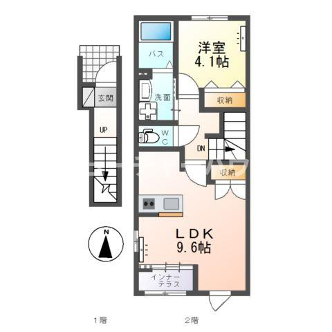 仮）ひたちなか市大平新築アパートの間取り